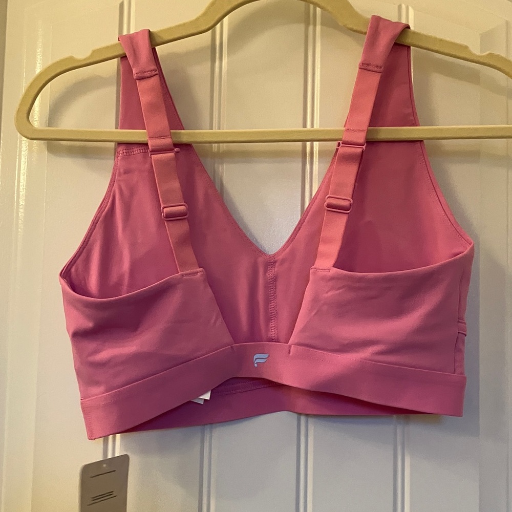 Fabletics All Day Every Day Low Impact Pink Bra - Picture 3 of 4